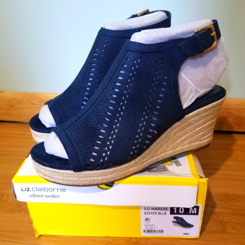 Wedge sandals Blue 10